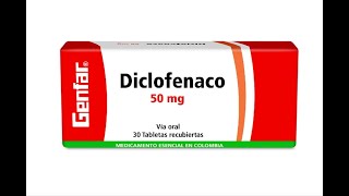 Diclofenaco ¿Para Que Sirve Indicaciones Y Contraindicaciones [upl. by Haiasi797]