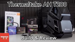 Thermaltake AH T200 Micro ATX PC Case  Build and Review [upl. by Willcox]