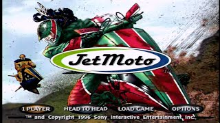 Jet Moto  Gameplay PS1 [upl. by Akkina103]