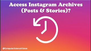 How to ACCESS Instagram Archives Posts amp Stories On a Mac Computer  New [upl. by Trebbor]