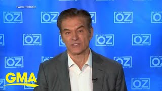 Dr Oz apologizes for misspeaking about reopening schools l GMA [upl. by Lyrrehs]