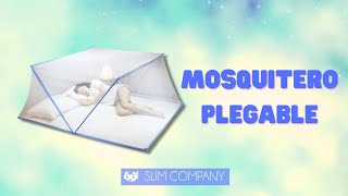 Mosquitero Plegable Para Cama de 67 X 124 Cm con Forma de Tienda de Campaña │ Slim Company [upl. by Heigl]