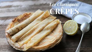 How To Make French Crêpe batter  Crêpe suzette tutorial part 1 [upl. by Ress]