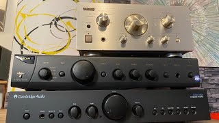 Three amp shootout Arcam v Cambridge v TEAC [upl. by Engapmahc]