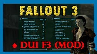 FALLOUT 3 DarNified UI F3 DUI F3 MOD [upl. by Noirred326]