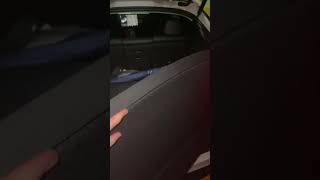 Removing The Cargo Cover On A Tesla Model Y [upl. by Ellennaj413]