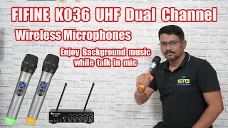 Review and Feedback on FIFINE K036 Wireless Bluetooth Microphone Karaoke System [upl. by Moina255]