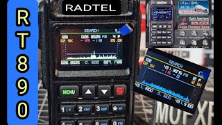 NEW  M70  RADTEL 890  VUHF  LUSB  AM  Spectrum  CB BANDS [upl. by Yerfej]