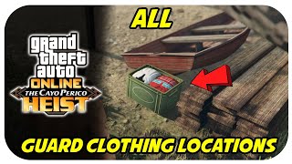 All Guard Clothing Locations Cayo Perico Heist [upl. by Siraj348]