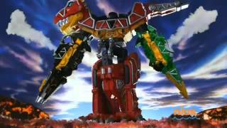 Power Rangers Dino Charge  All Megazord Fights [upl. by Hollander]