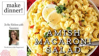 How to Make Amish Macaroni Salad [upl. by Aroc]