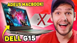 Notebook DELL G15 com i7 e RTX 3060  Unboxing e Primeiras Impressões [upl. by Tressia]