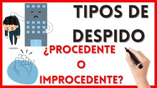 Tipos de DESPIDO en España 🇪🇸 Improcedente Disciplinario etc ⚖️ ABOGADA LABORAL [upl. by Salomone]