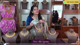 Traditional Gold Jewelry by Musaddilal Basheerbagh  South Indian Heritage Designs [upl. by Danzig]