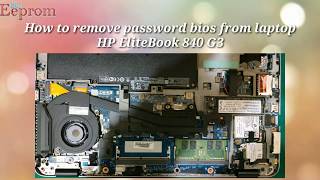 How to remove password bios from laptop HP EliteBook 840 G3 [upl. by Novek59]