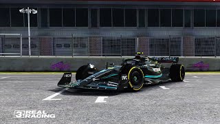 MERCEDESAMG F1 W14 PETRONAS FORMULA ON REDBULL CIRCUIT realracing3 gameplay [upl. by Reivad]