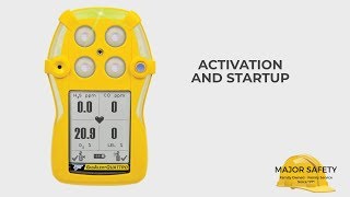 Activation and Startup  BW Quattro Gas Detector [upl. by Fitton]