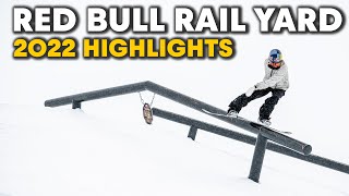 Next Level Rail Snowboarding  Red Bull Rail Yard 2022 Highlights [upl. by Aienahs]