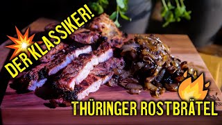 🥩 Rezept für Thüringer Rostbrätel vom Grill Thüringer Küche  Extrem lecker und super einfach 🔥 [upl. by Cocke]