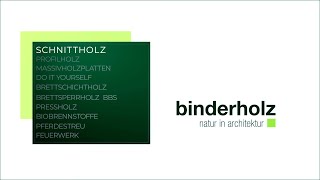 binderholz Schnittholz [upl. by Llevrac268]