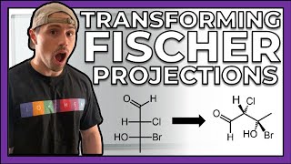 Transforming Fischer Projections Into Bond LineA Review [upl. by Ynehpets69]