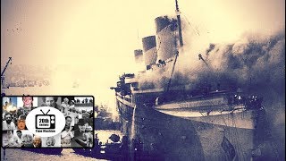 The SS Normandie Catches Fiire and Capsizes at New York Harbor 1942 [upl. by Nilram]