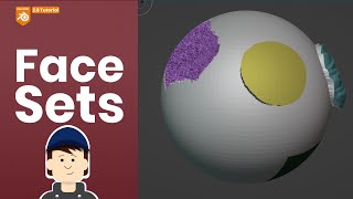 How to use face sets for sculpting in Blender 283 [upl. by Linsk]