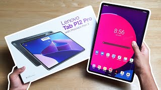 Lenovo Tab P12 Pro with Precision Pen 3 Unboxing amp First Impressions [upl. by Aicertal]