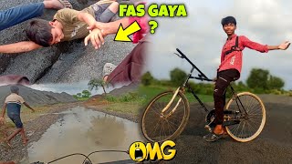 TANISH FAS GAYA 😨MTB OFFROADING 😱 [upl. by Ttenyl]