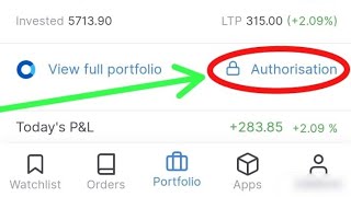 How to Pre Authorise Holding In Zerodha To Avoid TPIN verification Everytime IMP Note [upl. by Ilrebmyk112]