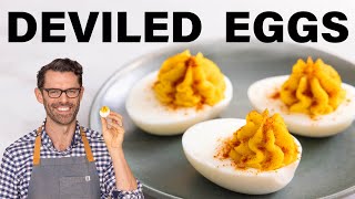 Easy Deviled Eggs Recipe [upl. by Pik]