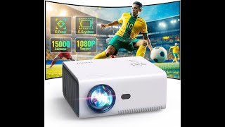 YUZINO 2024 Mini Proyector PortatilEnfoque Eléctrico y Keystone Eléctrico 15000 Lumen Full HD 1080P [upl. by Annez278]