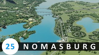 Developing along the river  Cities Skylines Nomasburg 25 4K [upl. by Edobalo340]