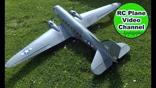 Douglas C47 DC3  Top Flite  2095mm  2x Saito FA30 SH  MSG Stiftland  Alfred [upl. by Marigolda]