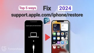 Top 5 Ways to Fix supportapplecomiphonerestore 2024 iOS 18 [upl. by Furlani815]