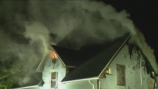 Central Toledo home goes up in flames [upl. by Chet]