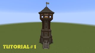 Minecraft Tutorial  Leuchtturm bauen  build a Lighthouse 1 [upl. by Lamberto738]