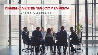 Diferencia entre negocio y empresa 🛠  Aprende a distinguirlos [upl. by Atul946]