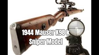 Mauser K98 K Sniper Rifle 1944 [upl. by Zizaludba]