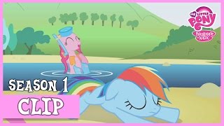 Rainbow Runs Off from Pinkie Pie Griffon the Brush Off  MLP FiM HD [upl. by Lev]