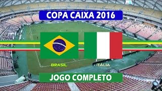 Brasil x Itália  Jogo Completo  Final da Copa Caixa de Futebol Feminino 20122016 [upl. by Waxman517]