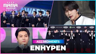 2022MAMA ENHYPEN 엔하이픈  All Moments [upl. by Sarid713]