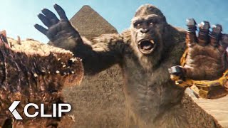 Kong vs Godzilla  Egypt Fight Scene  GODZILLA X KONG The New Empire 2024 [upl. by Mairhpe396]