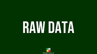 Raw Data  Organization of Statistical data  Statistics  thereforesolveitnow [upl. by Sirac]