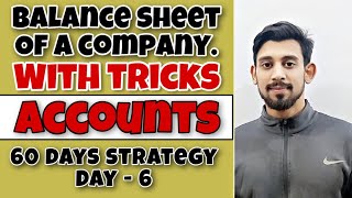 Balance Sheet of a Company  Analysis of Financial statements  Class 12  Part 1 [upl. by Aitnwahs]