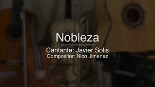 Nobleza  Puro Mariachi Karaoke  Javier Solis [upl. by Meehahs327]