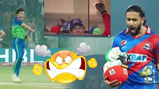 ANGRY Imad Wasim amp ANGRY Wasim Akram  Multan vs Karachi  Match 11  HBL PSL 8  MI2A [upl. by Ezalb325]