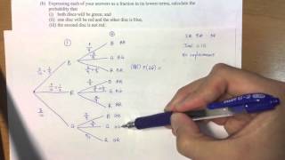 CCSS Math  Probability Example 3 Tree Diagram [upl. by Victorine]