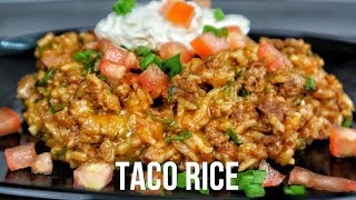 Quick and easy taco rice recipe [upl. by Lee]