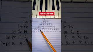 Vocal Exercise vocalcoach vocaltraining singers pianotutorial [upl. by Ful]